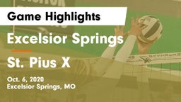Excelsior Springs  vs St. Pius X  Game Highlights - Oct. 6, 2020