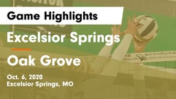Excelsior Springs  vs Oak Grove  Game Highlights - Oct. 6, 2020