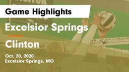 Excelsior Springs  vs Clinton  Game Highlights - Oct. 20, 2020