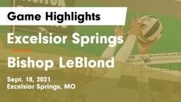 Excelsior Springs  vs Bishop LeBlond  Game Highlights - Sept. 18, 2021