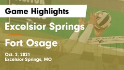 Excelsior Springs  vs Fort Osage  Game Highlights - Oct. 2, 2021