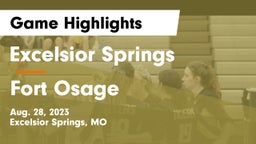 Excelsior Springs  vs Fort Osage  Game Highlights - Aug. 28, 2023