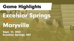 Excelsior Springs  vs Maryville Game Highlights - Sept. 12, 2023