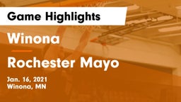 Winona  vs Rochester Mayo  Game Highlights - Jan. 16, 2021