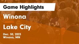 Winona  vs Lake City  Game Highlights - Dec. 30, 2023