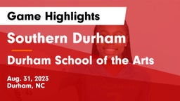 Southern Durham  vs Durham School of the Arts Game Highlights - Aug. 31, 2023