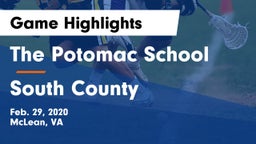 The Potomac School vs South County  Game Highlights - Feb. 29, 2020