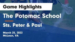 The Potomac School vs Sts. Peter & Paul Game Highlights - March 25, 2022