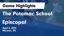 The Potomac School vs Episcopal  Game Highlights - April 5, 2022