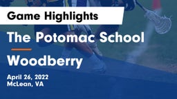 The Potomac School vs Woodberry Game Highlights - April 26, 2022