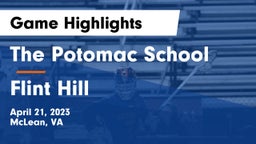 The Potomac School vs Flint Hill  Game Highlights - April 21, 2023