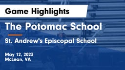 The Potomac School vs St. Andrew's Episcopal School Game Highlights - May 12, 2023