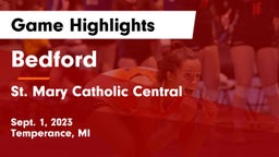 Bedford  vs St. Mary Catholic Central  Game Highlights - Sept. 1, 2023