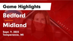 Bedford  vs Midland  Game Highlights - Sept. 9, 2023