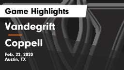 Vandegrift  vs Coppell  Game Highlights - Feb. 22, 2020