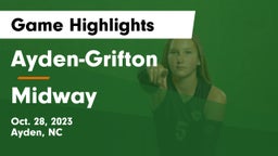 Ayden-Grifton  vs Midway Game Highlights - Oct. 28, 2023