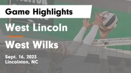 West Lincoln  vs West Wilks Game Highlights - Sept. 16, 2023
