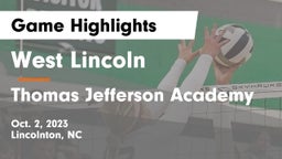 West Lincoln  vs Thomas Jefferson Academy  Game Highlights - Oct. 2, 2023