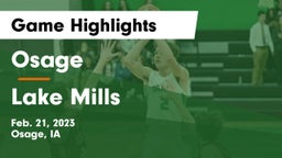 Osage  vs Lake Mills Game Highlights - Feb. 21, 2023