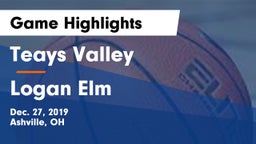 Teays Valley  vs Logan Elm  Game Highlights - Dec. 27, 2019