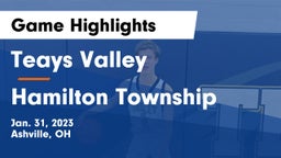 Teays Valley  vs Hamilton Township  Game Highlights - Jan. 31, 2023