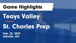 Teays Valley  vs St. Charles Prep Game Highlights - Feb. 25, 2023