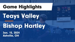 Teays Valley  vs Bishop Hartley  Game Highlights - Jan. 15, 2024