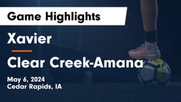 Xavier  vs Clear Creek-Amana Game Highlights - May 6, 2024