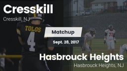 Matchup: Cresskill High Schoo vs. Hasbrouck Heights  2017