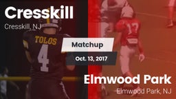 Matchup: Cresskill High Schoo vs. Elmwood Park  2017