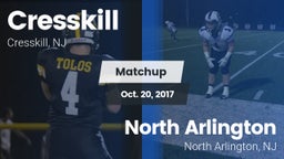 Matchup: Cresskill High Schoo vs. North Arlington  2017