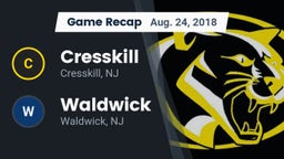 Recap: Cresskill  vs. Waldwick  2018