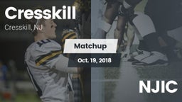 Matchup: Cresskill High Schoo vs. NJIC 2018
