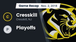 Recap: Cresskill  vs. Playoffs 2018