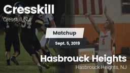 Matchup: Cresskill High Schoo vs. Hasbrouck Heights  2019