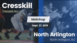 Matchup: Cresskill High Schoo vs. North Arlington  2019
