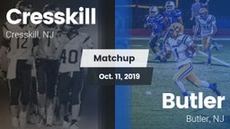 Matchup: Cresskill High Schoo vs. Butler  2019