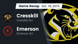 Recap: Cresskill  vs. Emerson  2019