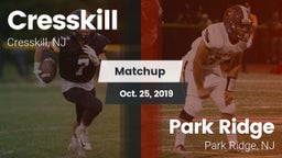 Matchup: Cresskill High Schoo vs. Park Ridge  2019