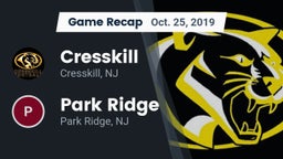 Recap: Cresskill  vs. Park Ridge  2019