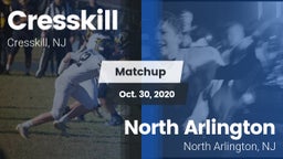 Matchup: Cresskill High Schoo vs. North Arlington  2020