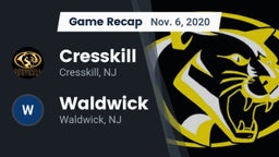Recap: Cresskill  vs. Waldwick  2020
