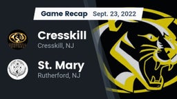 Recap: Cresskill  vs. St. Mary  2022