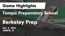 Tampa Preparatory School vs Berkeley Prep  Game Highlights - Oct. 3, 2023