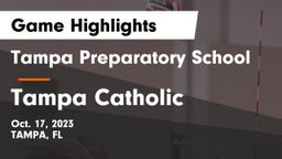 Tampa Preparatory School vs Tampa Catholic  Game Highlights - Oct. 17, 2023