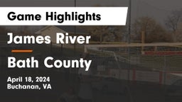 James River  vs Bath County Game Highlights - April 18, 2024