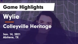 Wylie  vs Colleyville Heritage  Game Highlights - Jan. 14, 2021