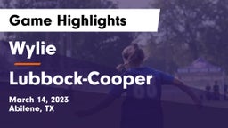Wylie  vs Lubbock-Cooper  Game Highlights - March 14, 2023