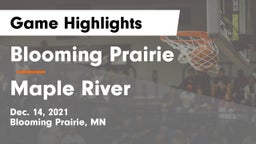 Blooming Prairie  vs Maple River  Game Highlights - Dec. 14, 2021