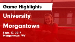 University  vs Morgantown  Game Highlights - Sept. 17, 2019
